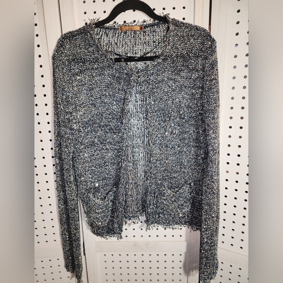 Belldini Large Cardigan Sparkly Multi-color - Picture 1 of 9